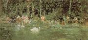 Ignacio Pinazo Camarlench The Pond oil painting